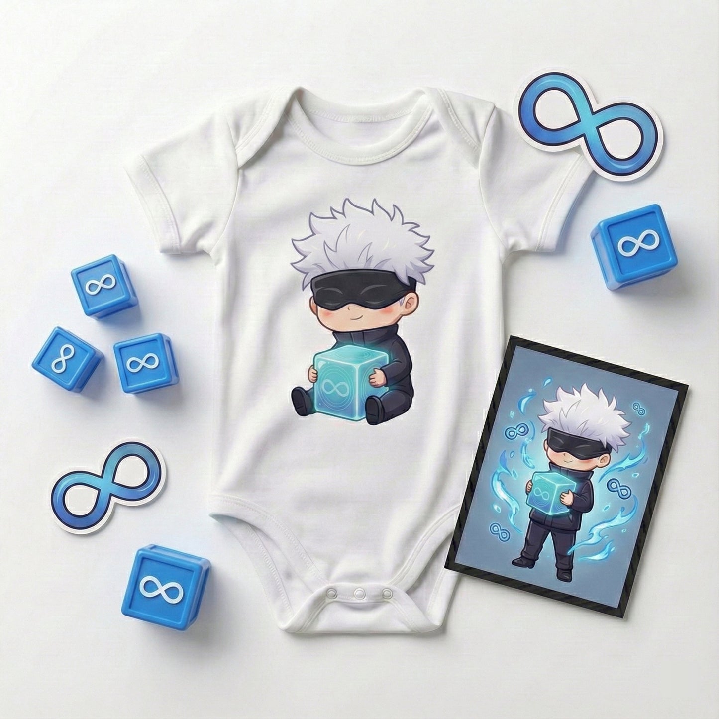 AMA™ Сhibi Gojo Kids Bodysuit