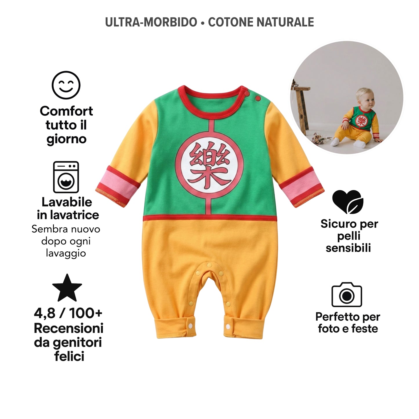 AMA™ Tutina Piccolo Chiaotzu