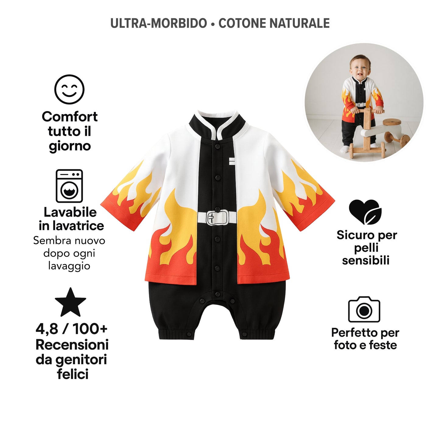AMA™ Tutina Piccolo Rengoku