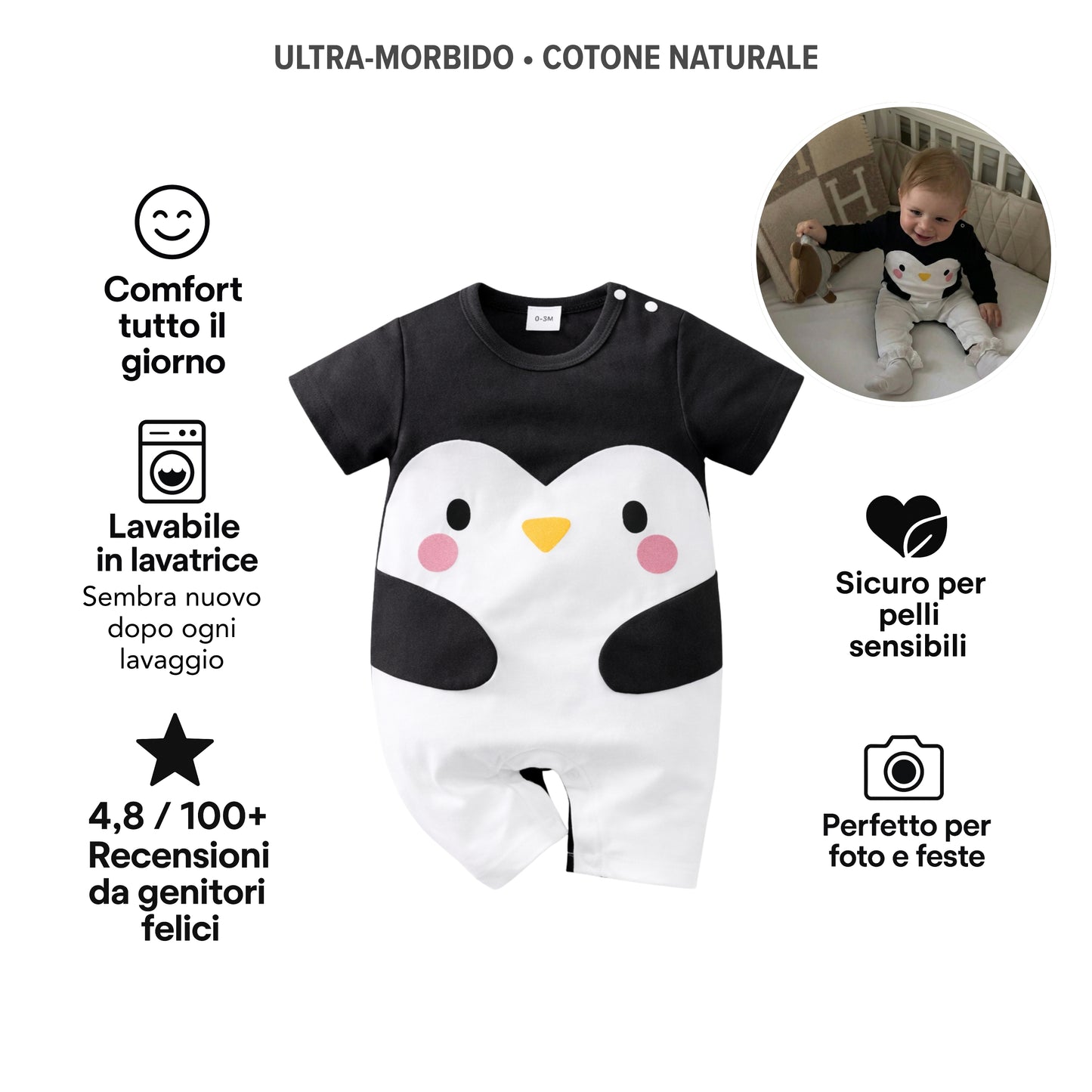 AMA™ Tutina Dolce Pinguino