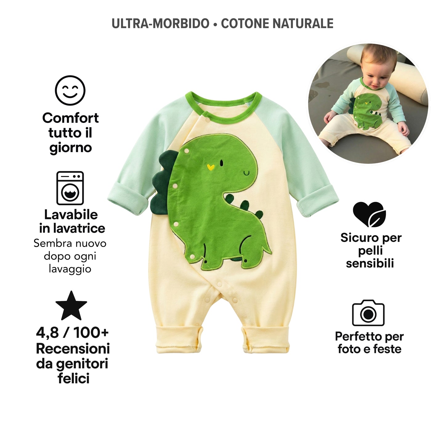 AMA™ Tutina Dolce Dino