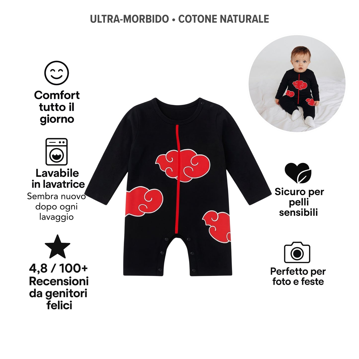 AMA™ Tutina Piccolo Akatsuki