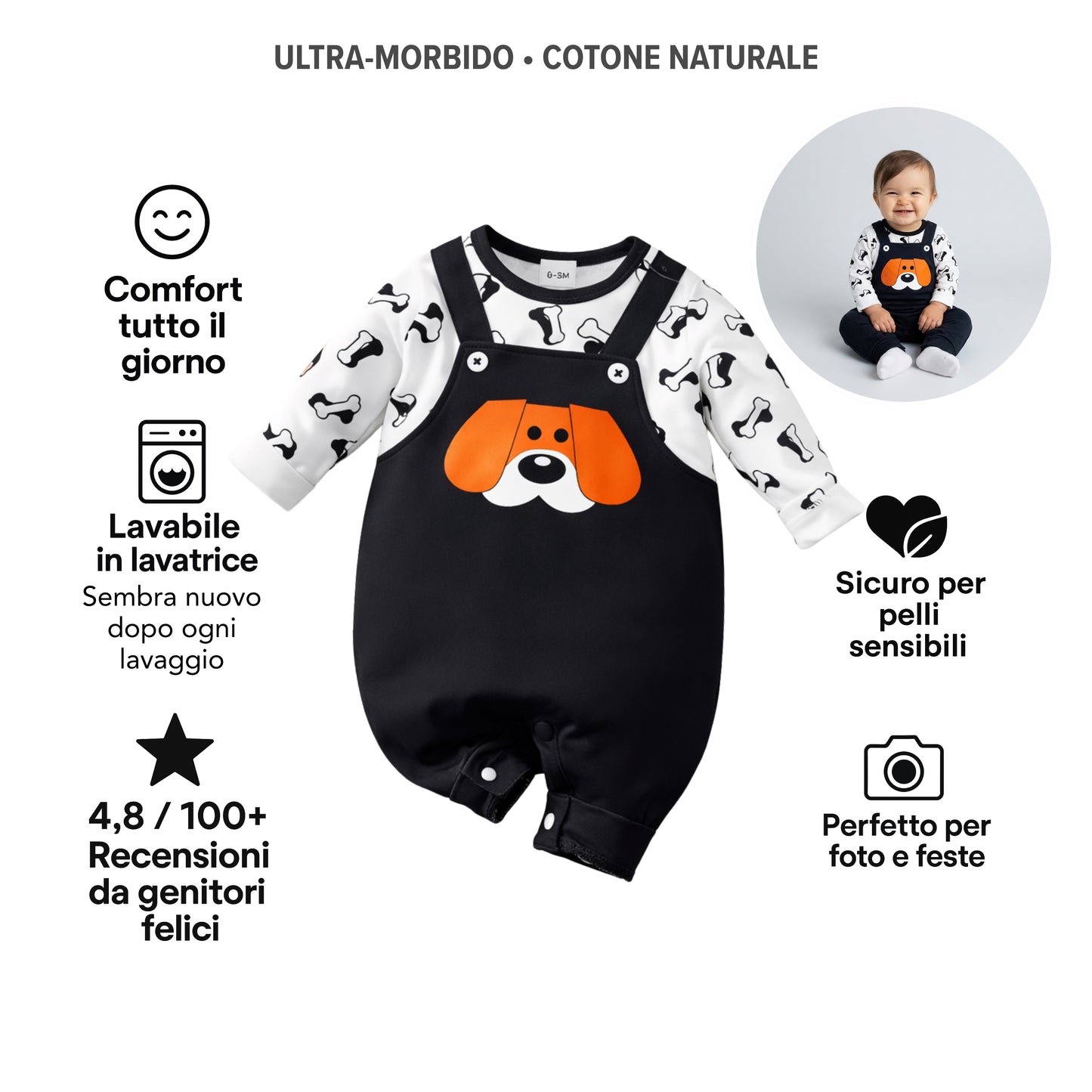 AMA™ Tutina Dolce Cagnolino