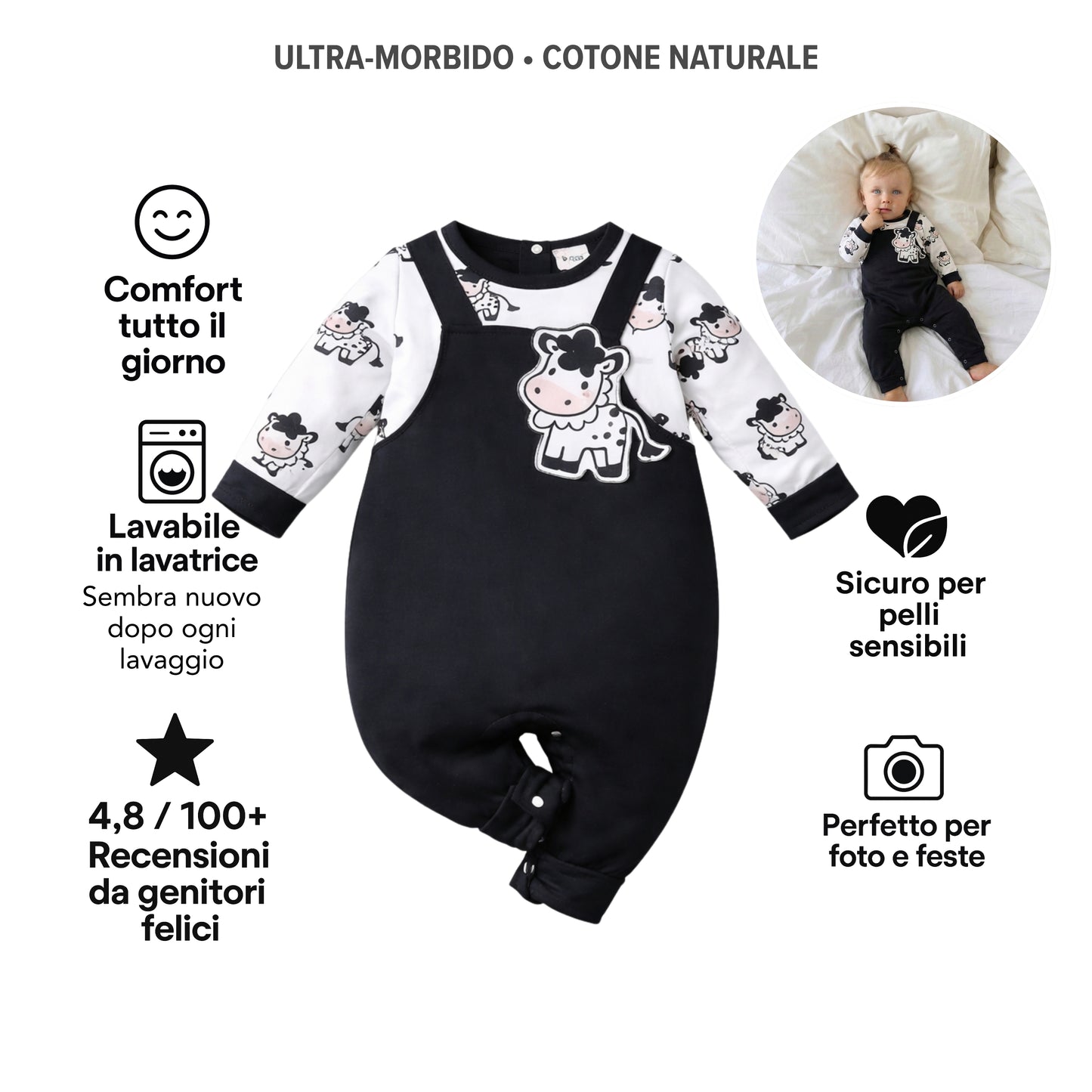 AMA™ Tutina Dolce Mucca