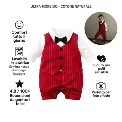 AMA™ Tutina Piccolo Gentiluomo Rosso