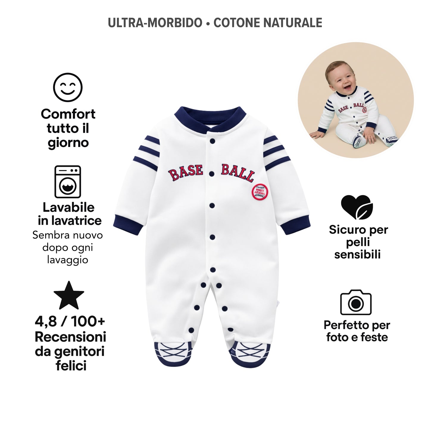 AMA™ Tutina Campione di Baseball
