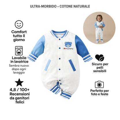 AMA™ Tutina Orsetto Calciatore