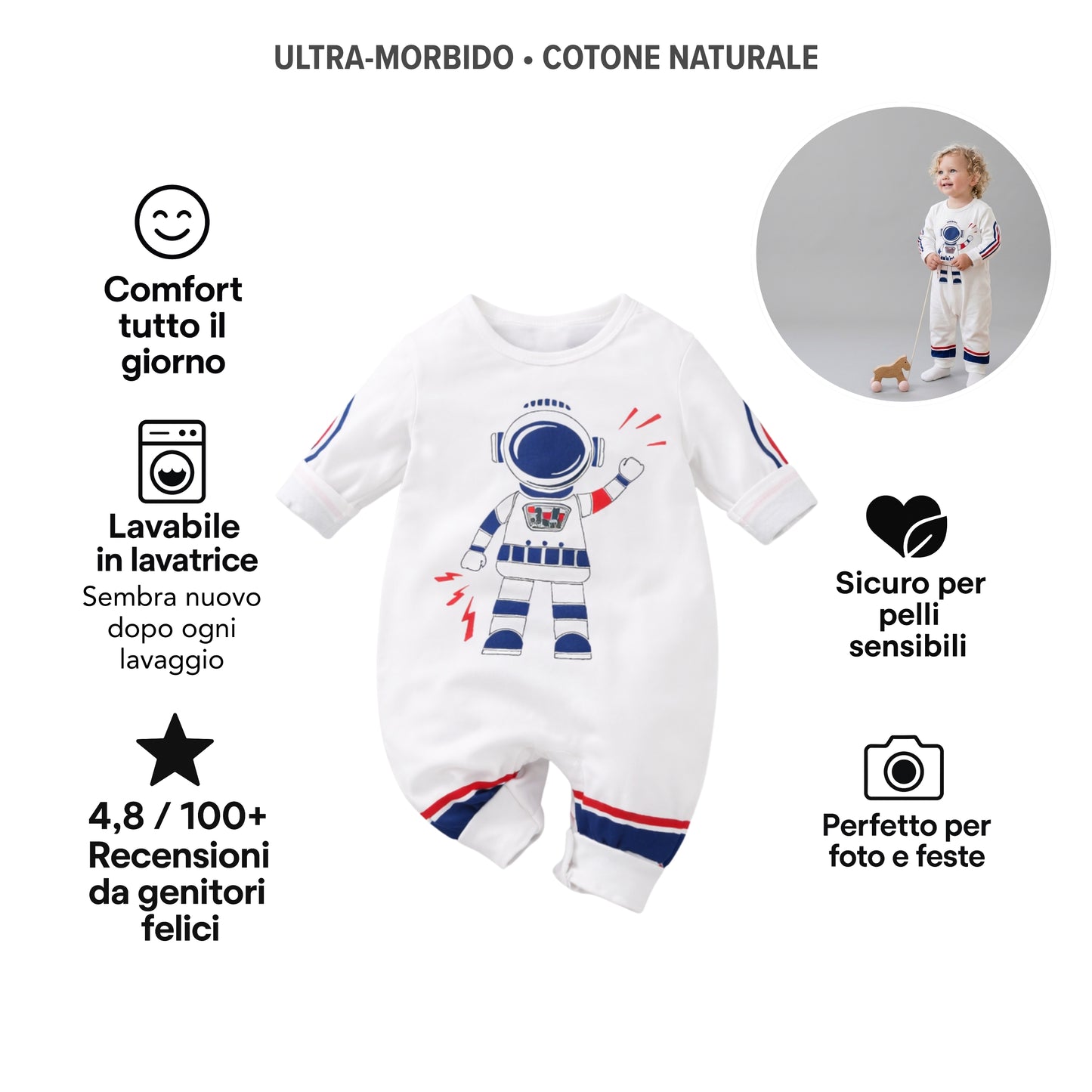 AMA™ Tutina Eroe Spaziale