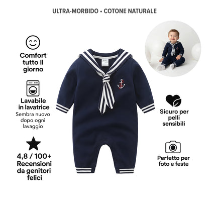 AMA™ Tutina Piccolo Marinaio Navy