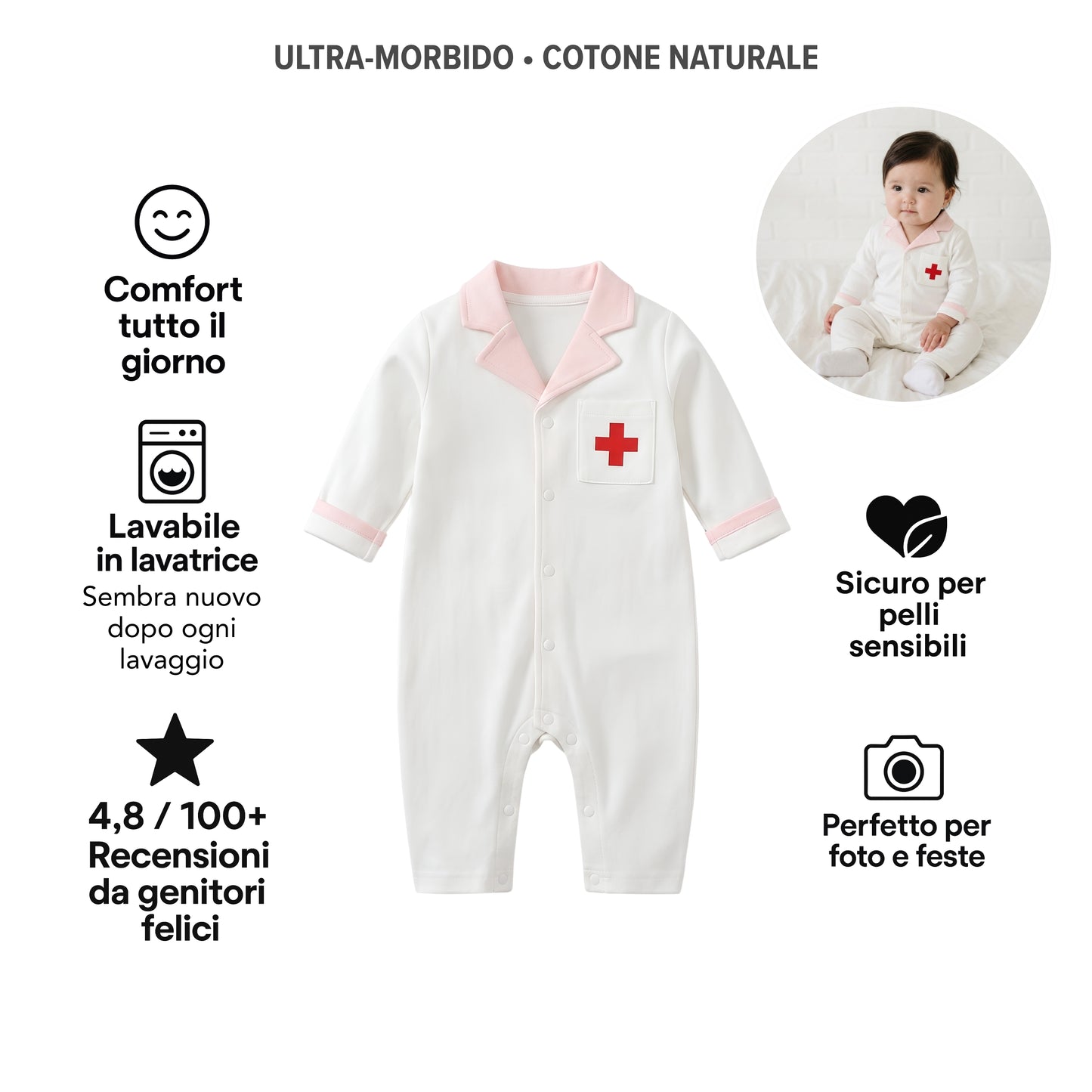 AMA™ Tutina Piccolo Dottore