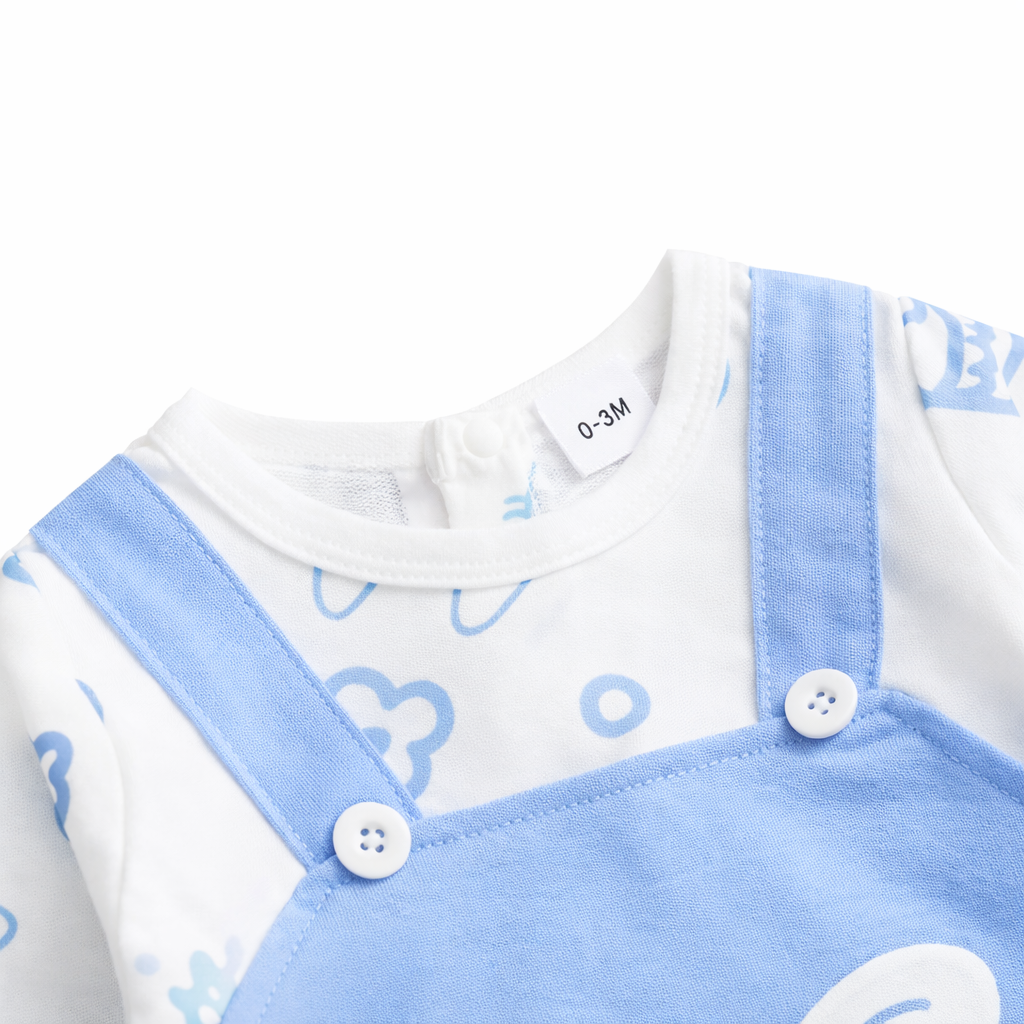 AMA™ Tutina Dolce Coniglietto Blu