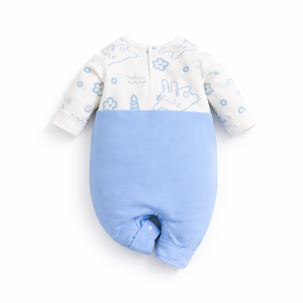 AMA™ Tutina Dolce Coniglietto Blu