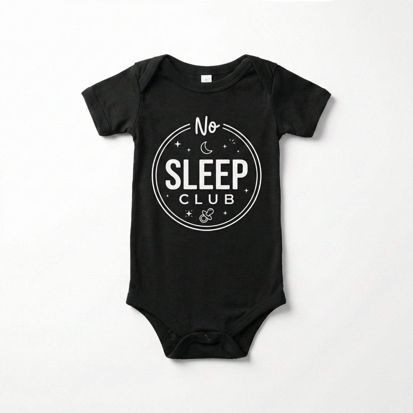 AMA™ "No Sleep Club" – Funny Baby Bodysuit