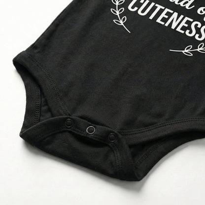AMA™ "Head of Cuteness" – Funny Baby Bodysuit