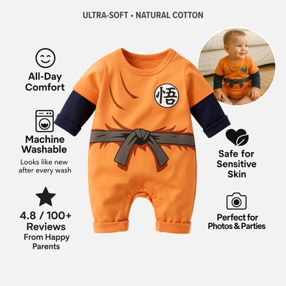 AMA™ Little Goku Fullcover Kids Onesie