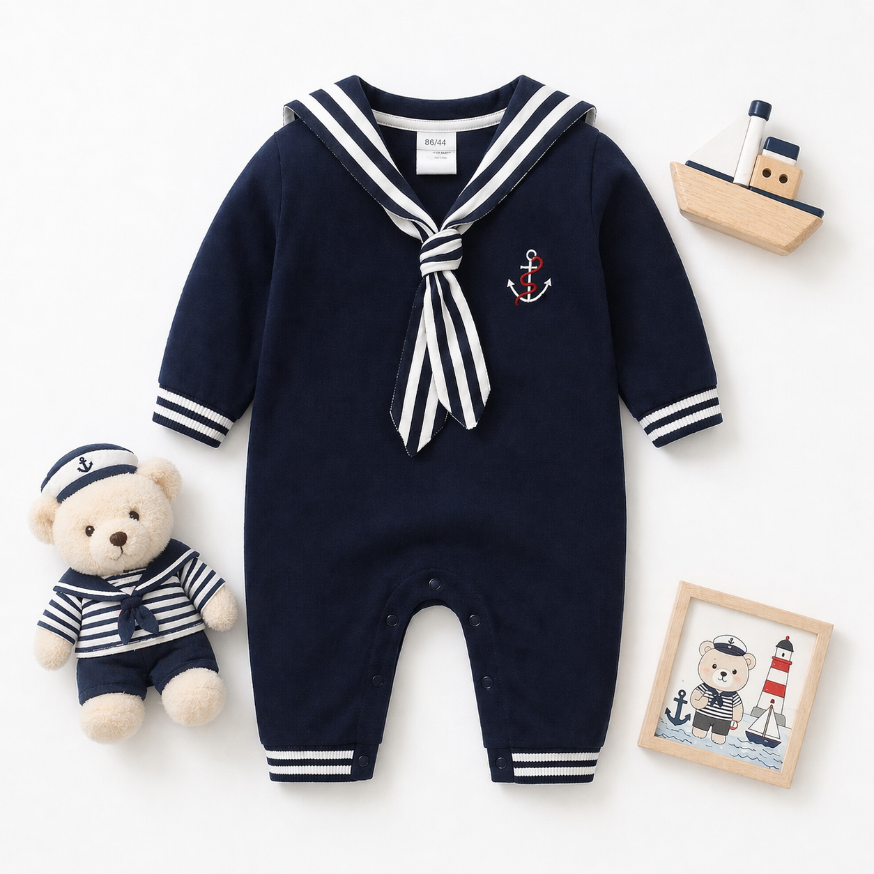 AMA™ Tutina Piccolo Marinaio Navy
