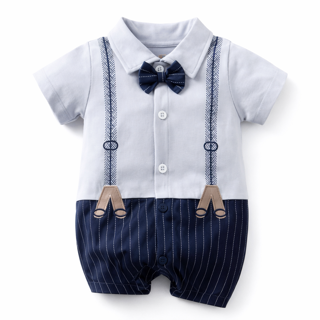 AMA™ Tutina Gentiluomo con Bretelle
