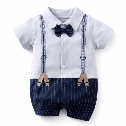 AMA™ Tutina Gentiluomo con Bretelle