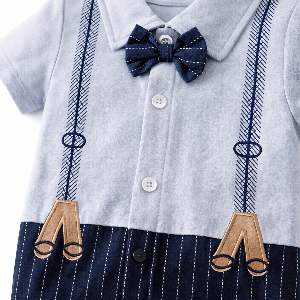 AMA™ Tutina Gentiluomo con Bretelle