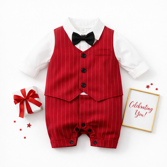 AMA™ Tutina Piccolo Gentiluomo Rosso