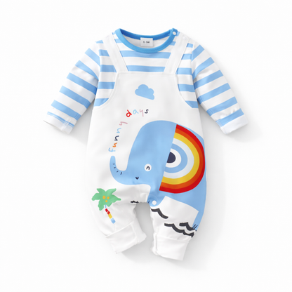AMA™ Tutina Dolce Elefantino Arcobaleno