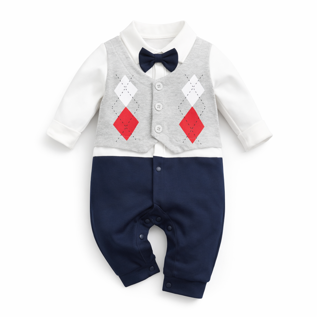 AMA™ Tutina Piccolo Gentiluomo Argyle