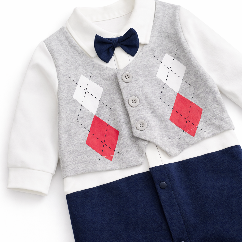 AMA™ Tutina Piccolo Gentiluomo Argyle