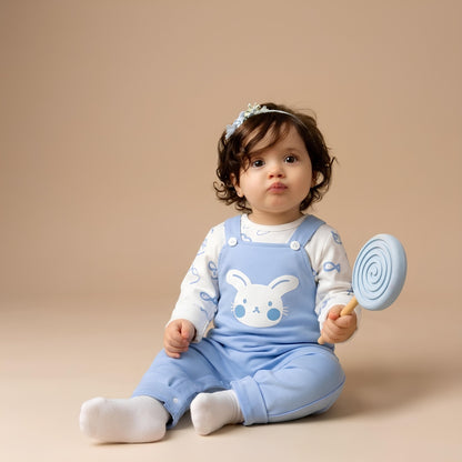 AMA™ Tutina Dolce Coniglietto Blu